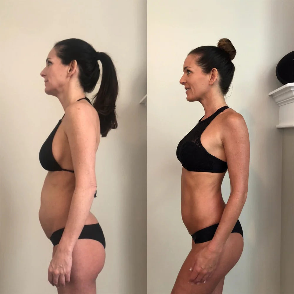 Stephanie before and after SkinnyFit Super Youth