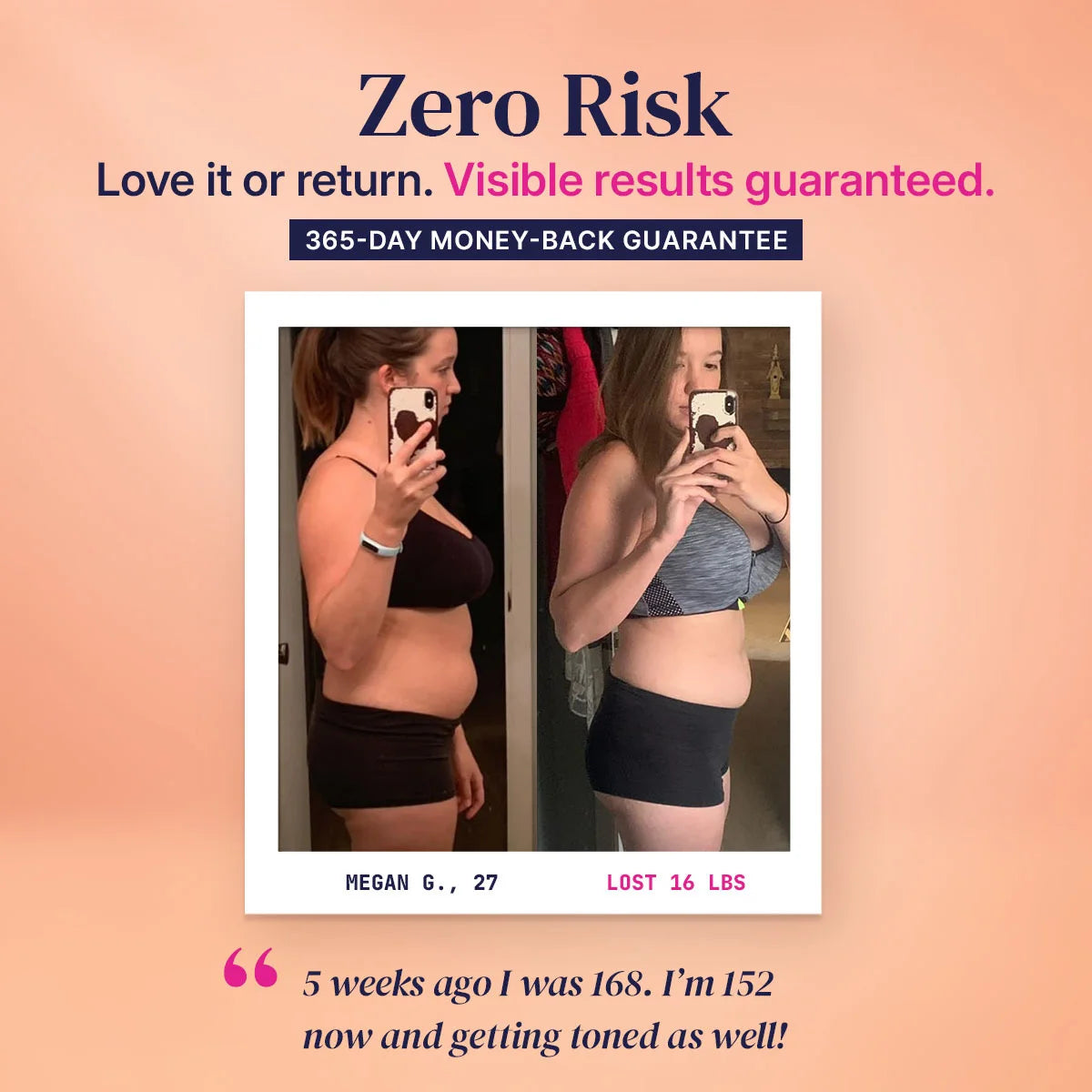 Zero risk — 365-day money-back guarantee